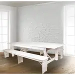 Flash Furniture XA-FARM-6-WH-GG