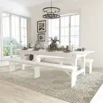 Flash Furniture XA-FARM-6-WH-GG