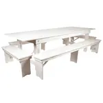 Flash Furniture XA-FARM-7-WH-GG