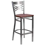 Flash Furniture XU-6F8B-CLR-BAR-CHYW-GG