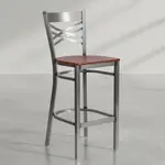 Flash Furniture XU-6F8B-CLR-BAR-CHYW-GG