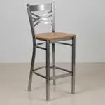 Flash Furniture XU-6F8B-CLR-BAR-NATW-GG