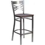 Flash Furniture XU-6F8B-CLR-BAR-WALW-GG