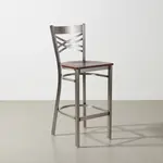 Flash Furniture XU-6F8B-CLR-BAR-WALW-GG