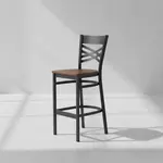 Flash Furniture XU-6F8BXBK-BAR-ACPW-GG