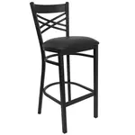 Flash Furniture XU-6F8BXBK-BAR-BLKV-GG