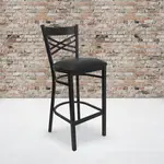 Flash Furniture XU-6F8BXBK-BAR-BLKV-GG