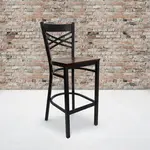 Flash Furniture XU-6F8BXBK-BAR-MAHW-GG