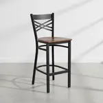 Flash Furniture XU-6F8BXBK-BAR-WALW-GG