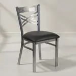 Flash Furniture XU-6FOB-CLR-BLKV-GG