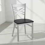 Flash Furniture XU-6FOB-CLR-BLKW-GG