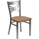 Flash Furniture XU-6FOB-CLR-NATW-GG