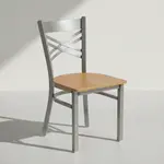 Flash Furniture XU-6FOB-CLR-NATW-GG