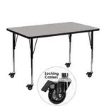 Flash Furniture XU-A2448-REC-GY-H-A-CAS-GG