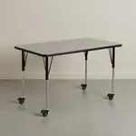 Flash Furniture XU-A2448-REC-GY-H-A-CAS-GG