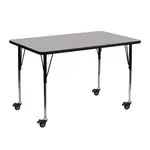 Flash Furniture XU-A2448-REC-GY-T-A-CAS-GG