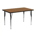 Flash Furniture XU-A2448-REC-OAK-T-A-GG