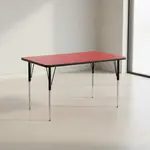 Flash Furniture XU-A2448-REC-RED-T-A-GG