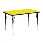 Flash Furniture XU-A2448-REC-YEL-H-A-GG