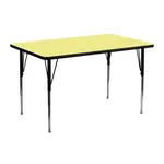 Flash Furniture XU-A2448-REC-YEL-T-A-GG