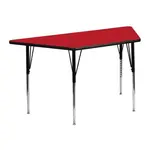 Flash Furniture XU-A2448-TRAP-RED-H-A-GG