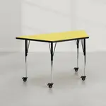 Flash Furniture XU-A2448-TRAP-YEL-H-A-CAS-GG