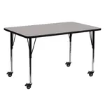 Flash Furniture XU-A2460-REC-GY-H-A-CAS-GG