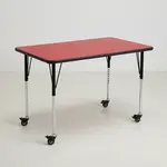 Flash Furniture XU-A3048-REC-RED-T-A-CAS-GG