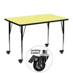 Flash Furniture XU-A3048-REC-YEL-T-A-CAS-GG