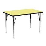 Flash Furniture XU-A3048-REC-YEL-T-A-GG