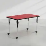 Flash Furniture XU-A3060-REC-RED-T-A-CAS-GG