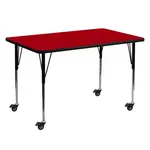 Flash Furniture XU-A3060-REC-RED-T-A-CAS-GG