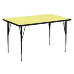 Flash Furniture XU-A3060-REC-YEL-T-A-GG