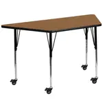 Flash Furniture XU-A3060-TRAP-OAK-T-A-CAS-GG