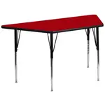 Flash Furniture XU-A3060-TRAP-RED-T-A-GG
