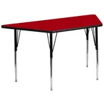Flash Furniture XU-A3060-TRAP-RED-T-A-GG