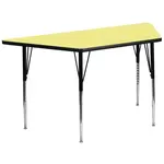 Flash Furniture XU-A3060-TRAP-YEL-T-A-GG