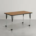 Flash Furniture XU-A3072-REC-OAK-T-A-CAS-GG