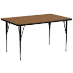 Flash Furniture XU-A3072-REC-OAK-T-A-GG