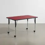 Flash Furniture XU-A3072-REC-RED-T-A-CAS-GG