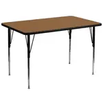 Flash Furniture XU-A3672-REC-OAK-T-A-GG