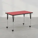 Flash Furniture XU-A3672-REC-RED-H-A-CAS-GG