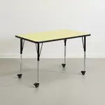 Flash Furniture XU-A3672-REC-YEL-T-A-CAS-GG