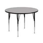 Flash Furniture XU-A42-RND-GY-T-A-GG
