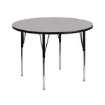 Flash Furniture XU-A42-RND-GY-T-A-GG