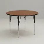 Flash Furniture XU-A42-RND-OAK-H-A-GG