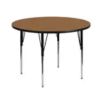 Flash Furniture XU-A42-RND-OAK-T-A-GG