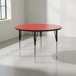 Flash Furniture XU-A42-RND-RED-T-A-GG