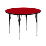 Flash Furniture XU-A42-RND-RED-T-A-GG