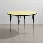 Flash Furniture XU-A42-RND-YEL-T-A-GG